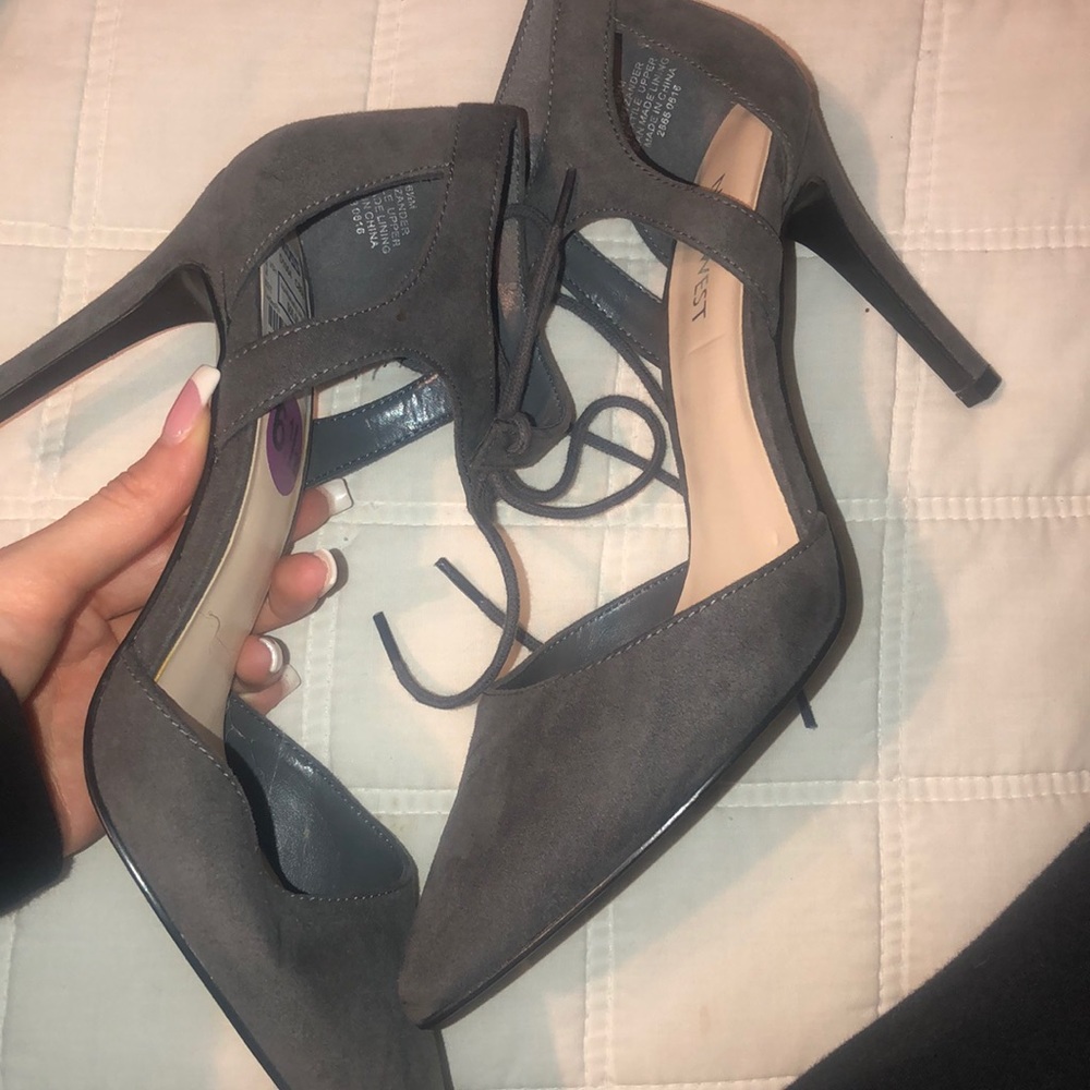 Grey heels